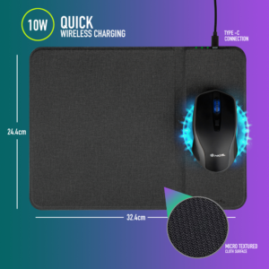 WIRELESS CHARGING MOUSE AND MOUSE PAD CRUISEKIT